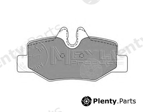  MEYLE part 0252400817 Brake Pad Set, disc brake