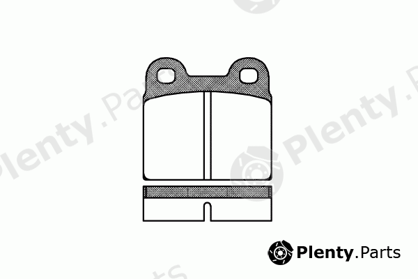  ROADHOUSE part 2007.00 (200700) Brake Pad Set, disc brake