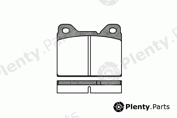  ROADHOUSE part 2081.00 (208100) Brake Pad Set, disc brake