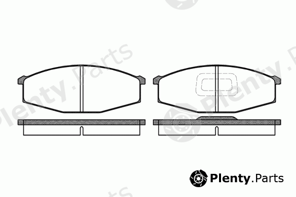 ROADHOUSE part 2129.10 (212910) Brake Pad Set, disc brake