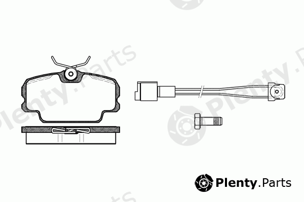  ROADHOUSE part 2145.11 (214511) Brake Pad Set, disc brake