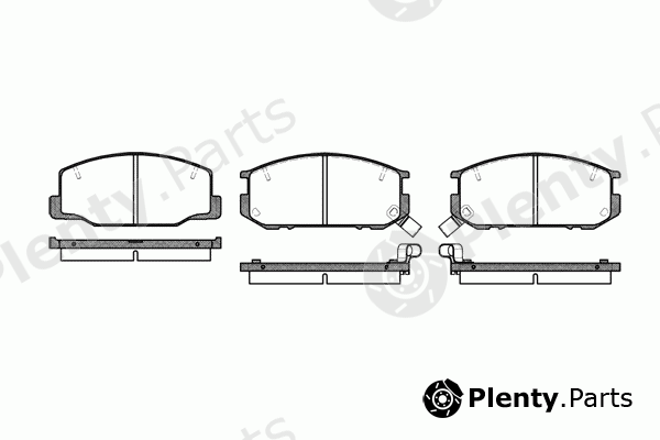  ROADHOUSE part 2152.12 (215212) Brake Pad Set, disc brake