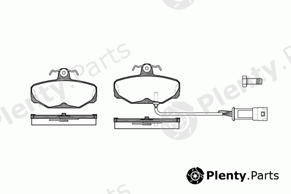  ROADHOUSE part 2205.02 (220502) Brake Pad Set, disc brake