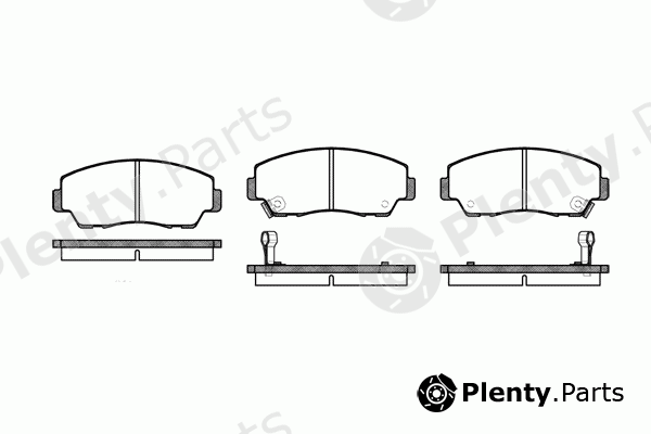  ROADHOUSE part 2218.02 (221802) Brake Pad Set, disc brake