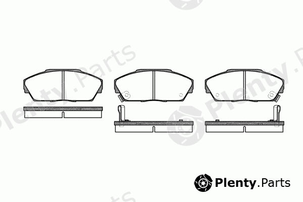  ROADHOUSE part 2237.02 (223702) Brake Pad Set, disc brake