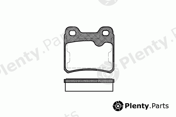  ROADHOUSE part 2282.10 (228210) Brake Pad Set, disc brake