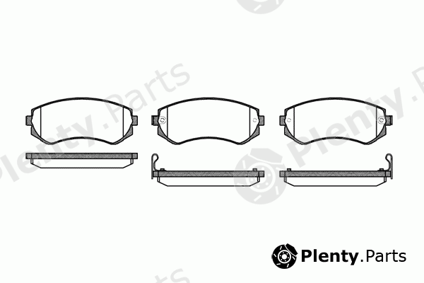  ROADHOUSE part 2317.12 (231712) Brake Pad Set, disc brake