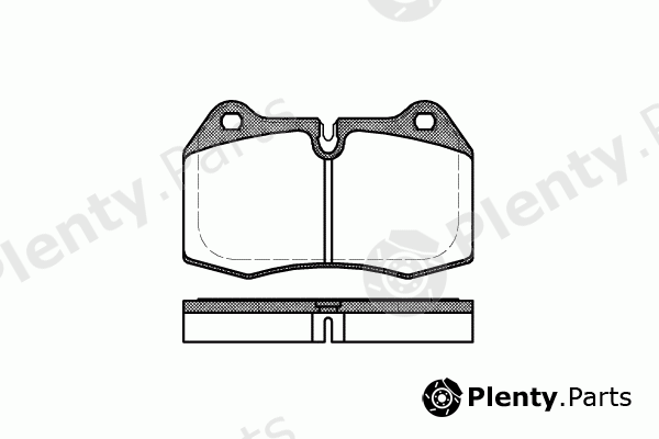  ROADHOUSE part 2441.00 (244100) Brake Pad Set, disc brake