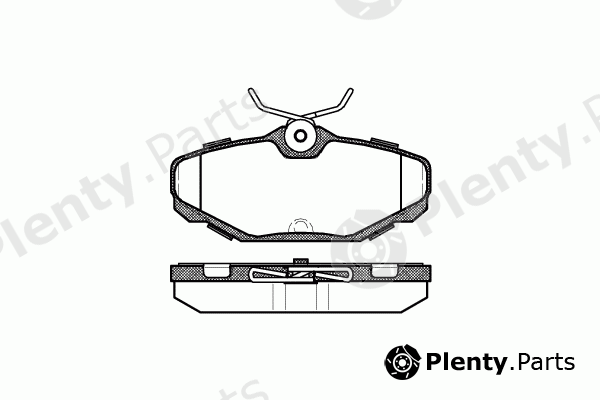  ROADHOUSE part 2455.00 (245500) Brake Pad Set, disc brake