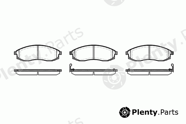  ROADHOUSE part 2598.02 (259802) Brake Pad Set, disc brake