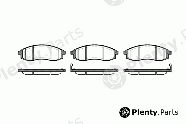  ROADHOUSE part 2598.12 (259812) Brake Pad Set, disc brake
