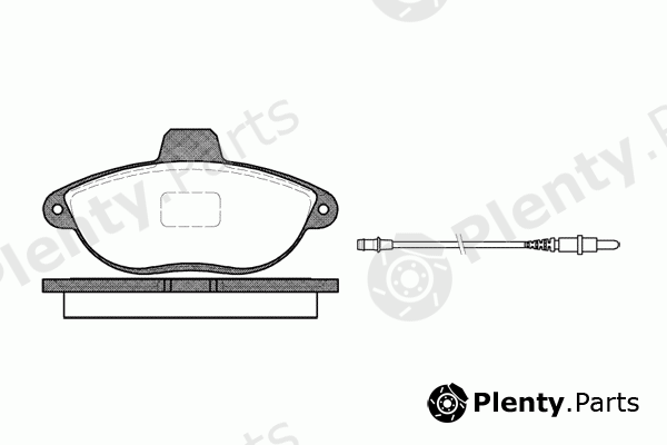  ROADHOUSE part 2602.02 (260202) Brake Pad Set, disc brake
