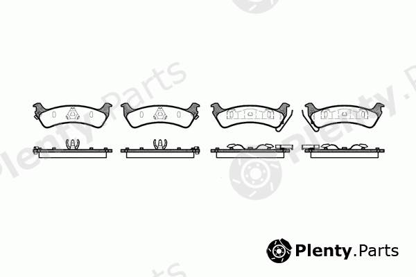  ROADHOUSE part 2629.02 (262902) Brake Pad Set, disc brake