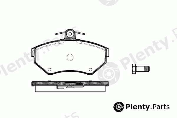  ROADHOUSE part 2631.00 (263100) Brake Pad Set, disc brake