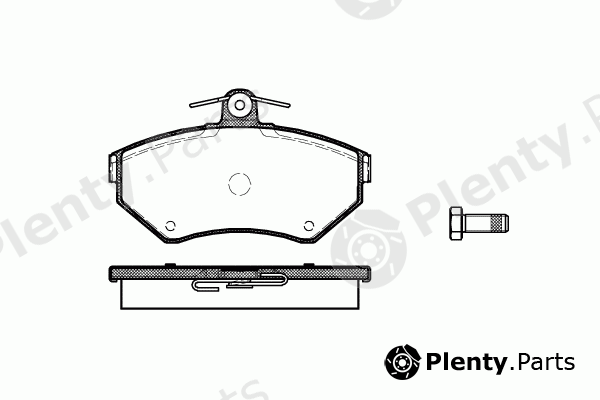  ROADHOUSE part 2631.10 (263110) Brake Pad Set, disc brake