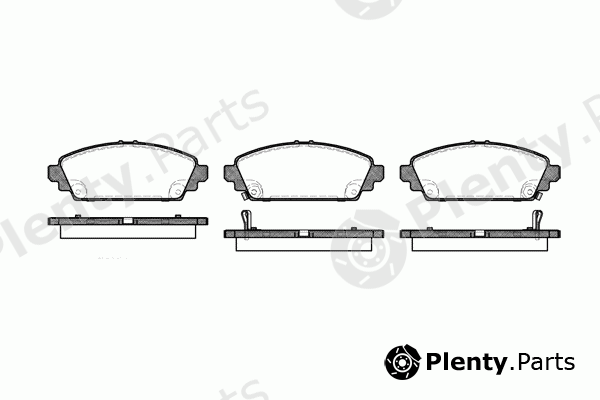  ROADHOUSE part 2700.02 (270002) Brake Pad Set, disc brake