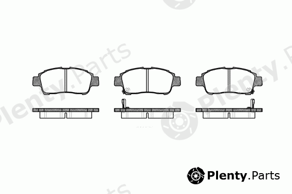  ROADHOUSE part 2712.02 (271202) Brake Pad Set, disc brake