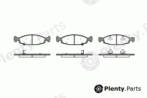  ROADHOUSE part 2736.02 (273602) Brake Pad Set, disc brake