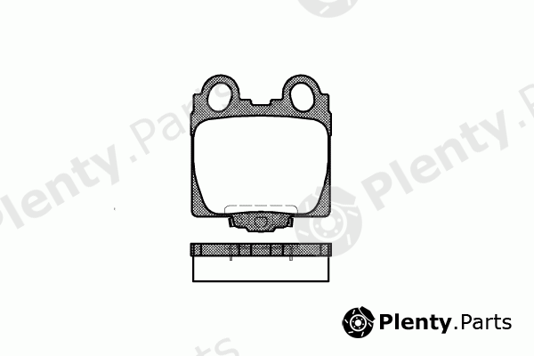  ROADHOUSE part 2743.04 (274304) Brake Pad Set, disc brake