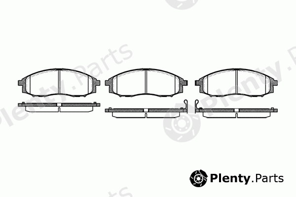  ROADHOUSE part 2748.02 (274802) Brake Pad Set, disc brake