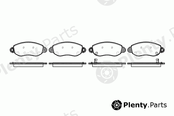  ROADHOUSE part 2772.02 (277202) Brake Pad Set, disc brake