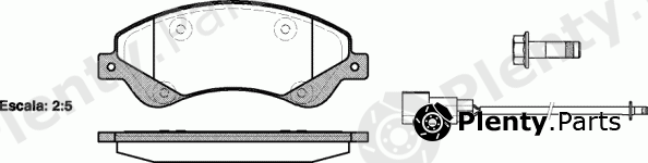  ROADHOUSE part 21251.02 (2125102) Brake Pad Set, disc brake