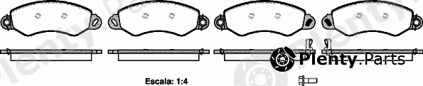  ROADHOUSE part 21255.02 (2125502) Brake Pad Set, disc brake
