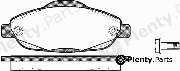  ROADHOUSE part 21323.00 (2132300) Brake Pad Set, disc brake
