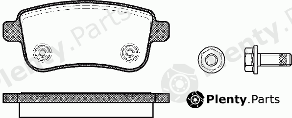  ROADHOUSE part 21387.00 (2138700) Brake Pad Set, disc brake