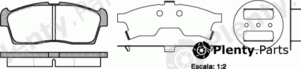  REMSA part 1199.00 (119900) Brake Pad Set, disc brake