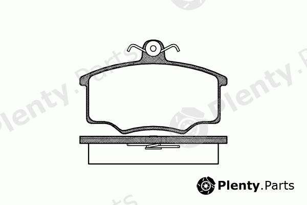  REMSA part 0046.00 (004600) Brake Pad Set, disc brake