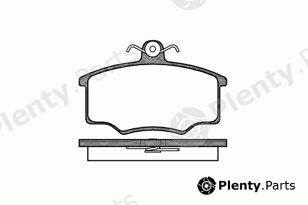  REMSA part 0046.20 (004620) Brake Pad Set, disc brake