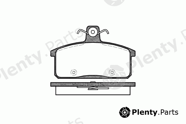  REMSA part 0128.50 (012850) Brake Pad Set, disc brake