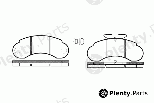 REMSA part 0142.20 (014220) Brake Pad Set, disc brake