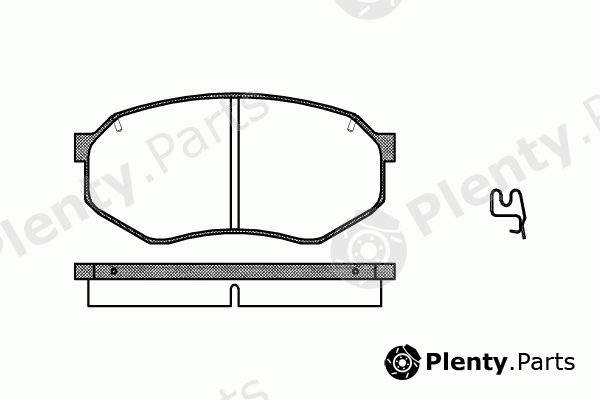  REMSA part 0148.14 (014814) Brake Pad Set, disc brake