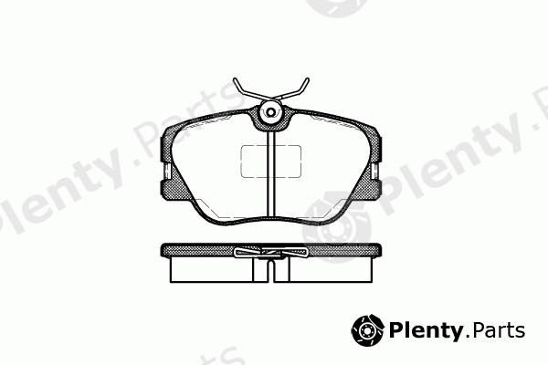  REMSA part 0189.00 (018900) Brake Pad Set, disc brake