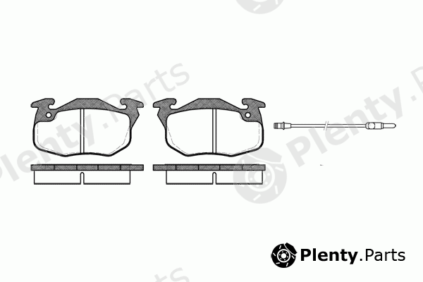  REMSA part 0192.12 (019212) Brake Pad Set, disc brake