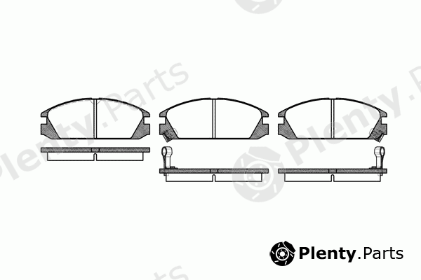  REMSA part 0228.02 (022802) Brake Pad Set, disc brake