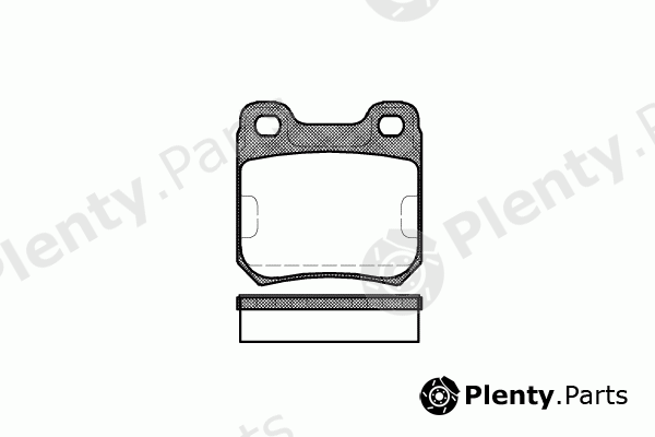  REMSA part 0239.10 (023910) Brake Pad Set, disc brake
