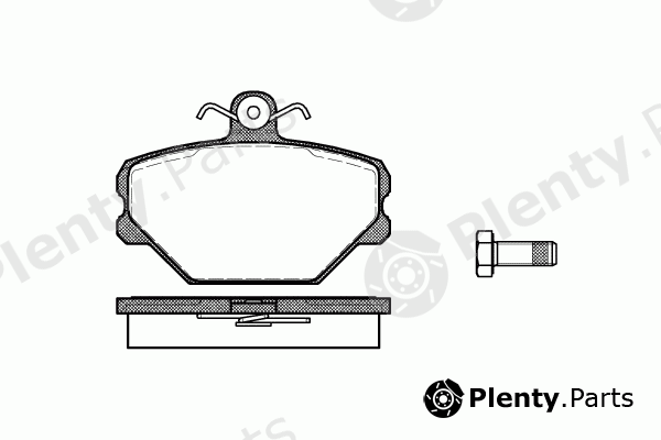  REMSA part 0264.00 (026400) Brake Pad Set, disc brake