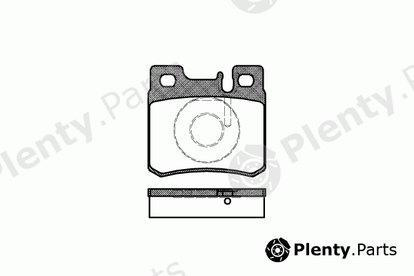  REMSA part 0282.20 (028220) Brake Pad Set, disc brake