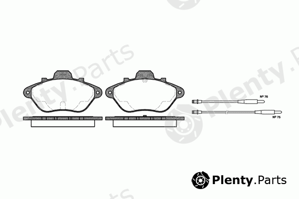  REMSA part 0310.14 (031014) Brake Pad Set, disc brake