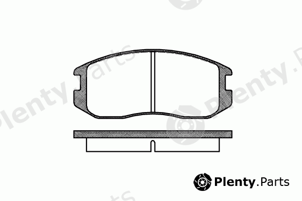  REMSA part 0357.00 (035700) Brake Pad Set, disc brake
