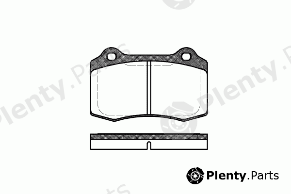  REMSA part 0434.30 (043430) Brake Pad Set, disc brake
