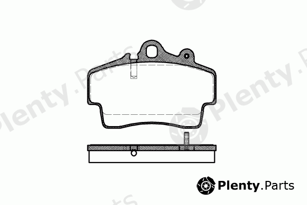  REMSA part 0653.00 (065300) Brake Pad Set, disc brake