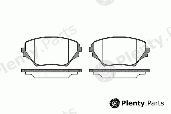  REMSA part 0813.00 (081300) Brake Pad Set, disc brake