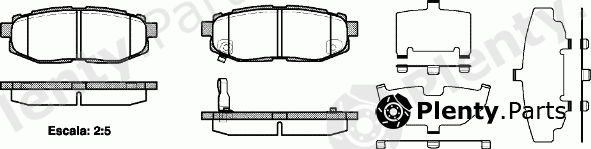  REMSA part 1228.01 (122801) Brake Pad Set, disc brake