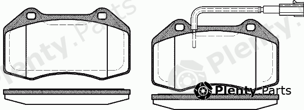  REMSA part 1113.12 (111312) Brake Pad Set, disc brake