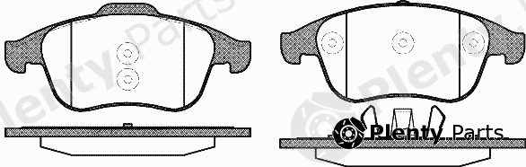  REMSA part 1350.10 (135010) Brake Pad Set, disc brake