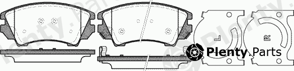  REMSA part 1375.12 (137512) Brake Pad Set, disc brake